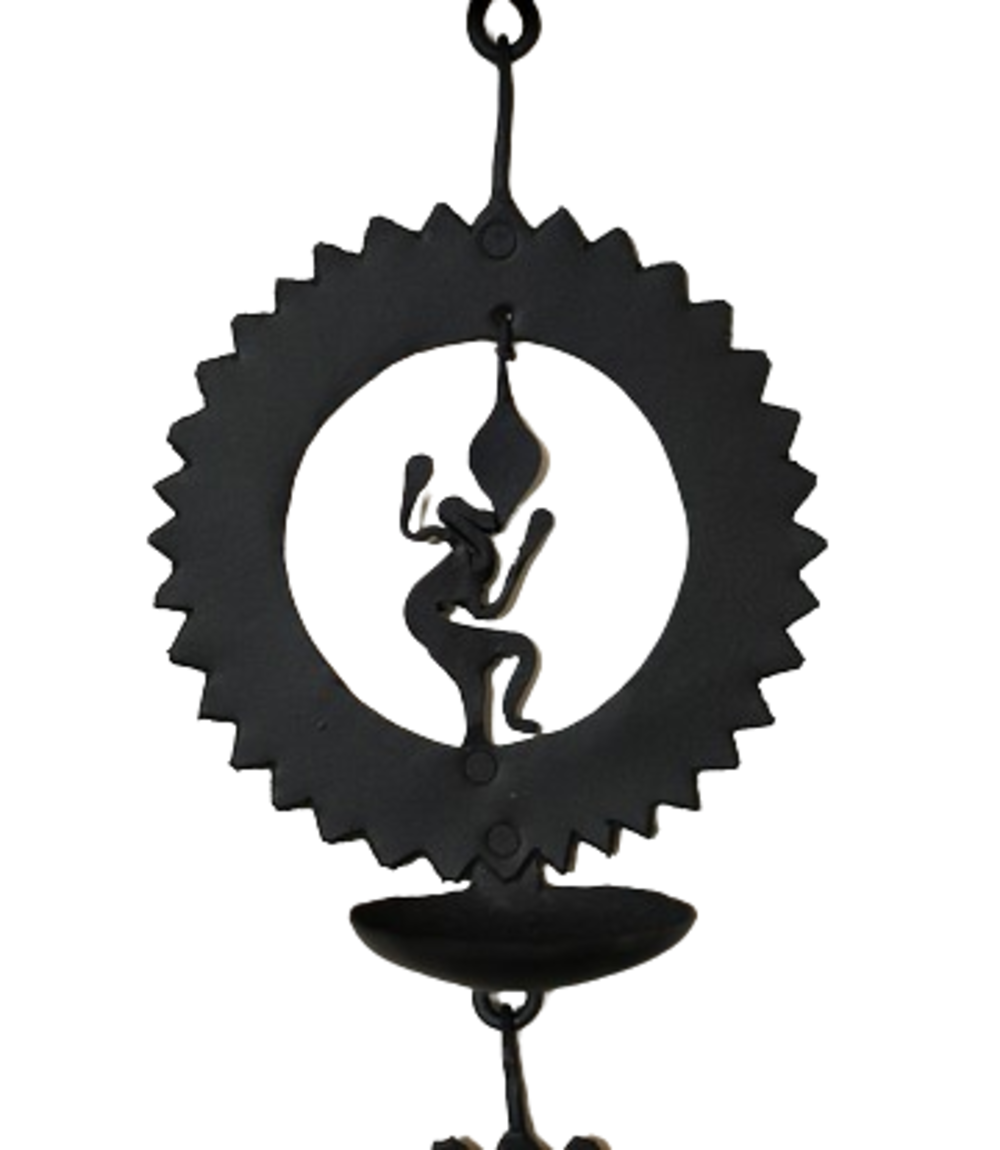 Wrought Iron Wall Hangings with Candle holder From Tribe Of Bastar