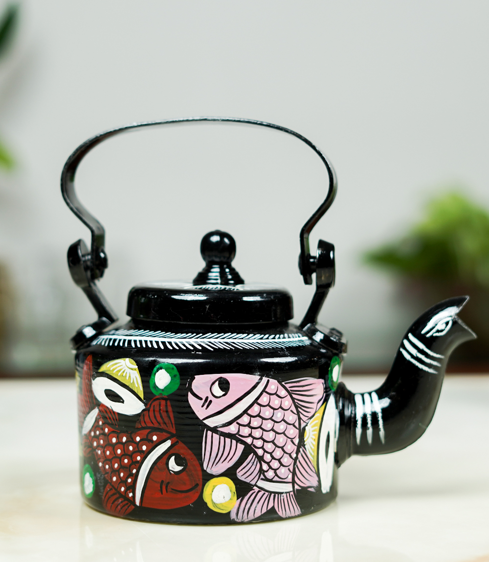 Beautiful handpainted kettle