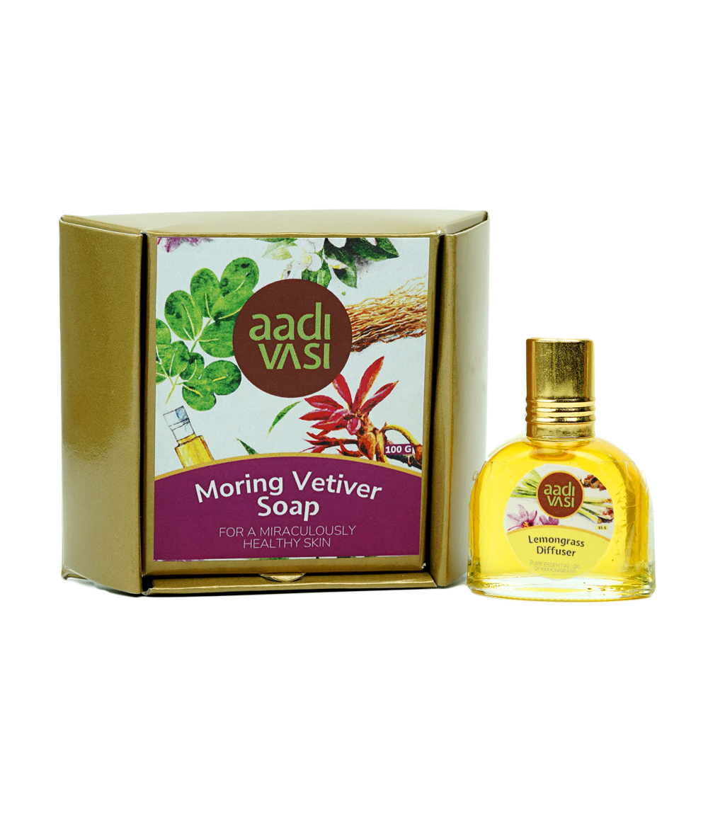 Gift Pack: Organic Car Freshener and Moringa Vetiver Soap 