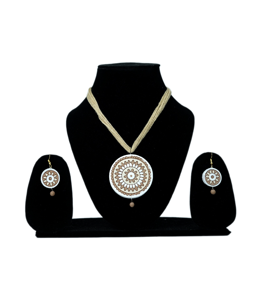 Terracotta Necklace Set Made by Tribes of Jharkhand