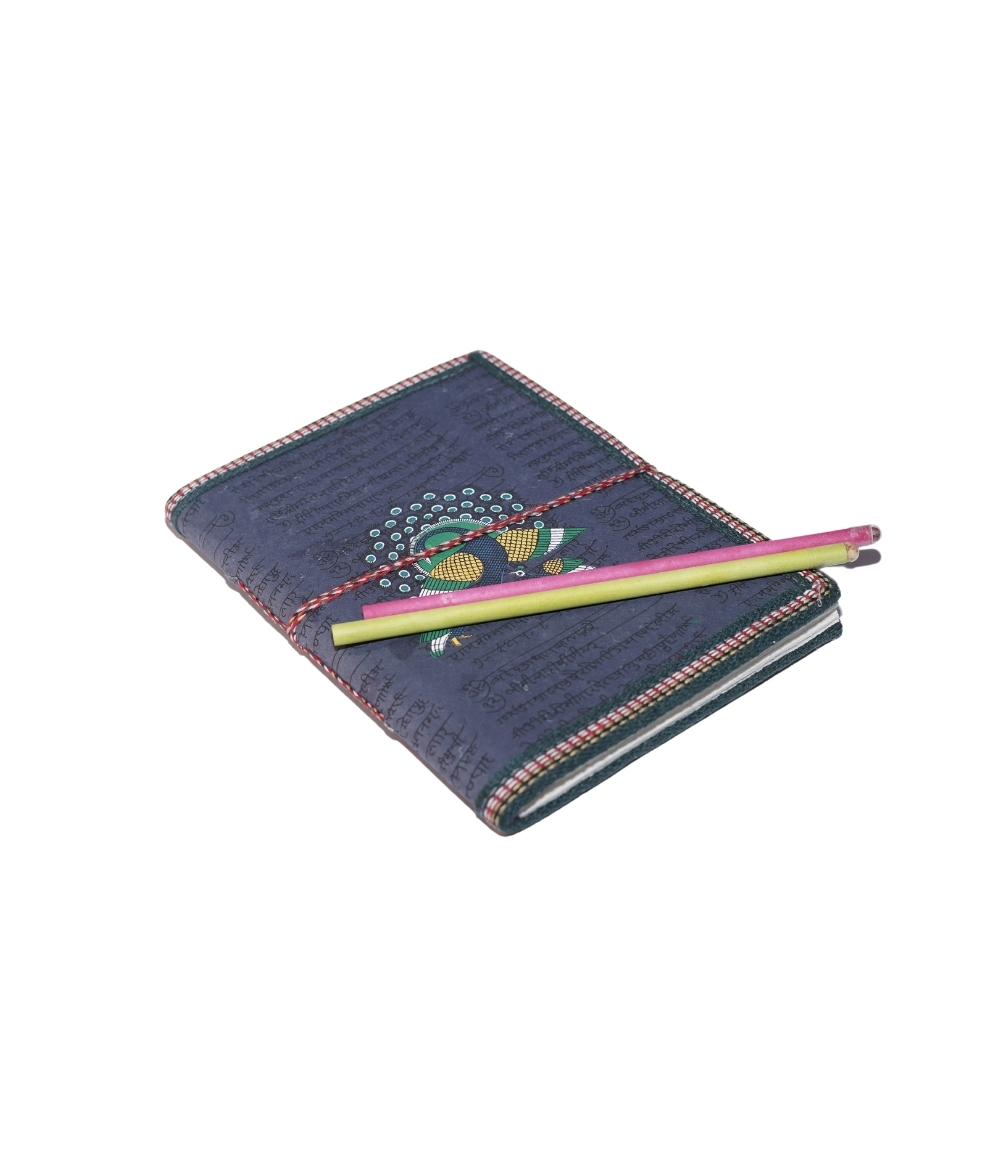 Recycled Handmade Diary (Leaf Design)