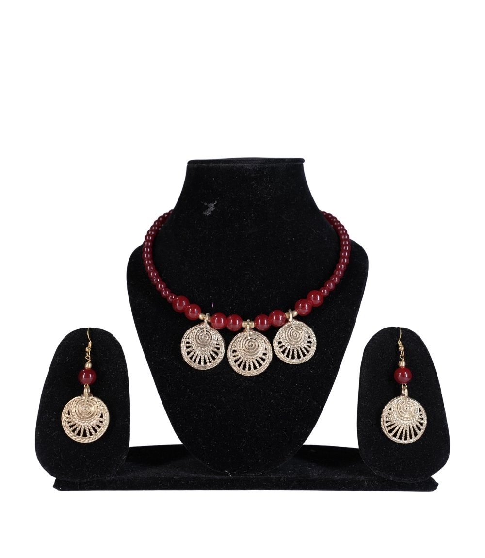 Dokra Necklace Set Made by Tribes of Jharkhand