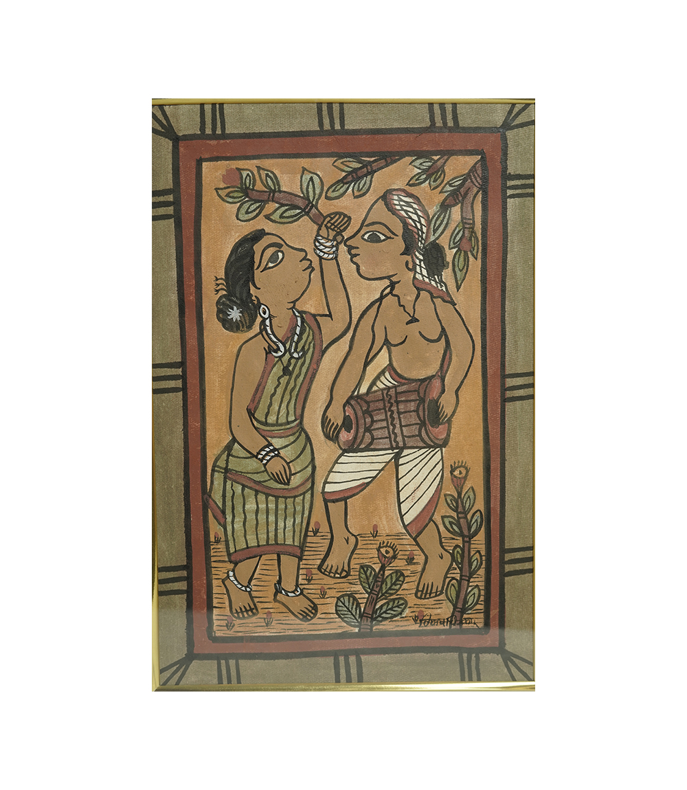 Handpainted Paitkar Painting - Made by tribes of Jharkhand