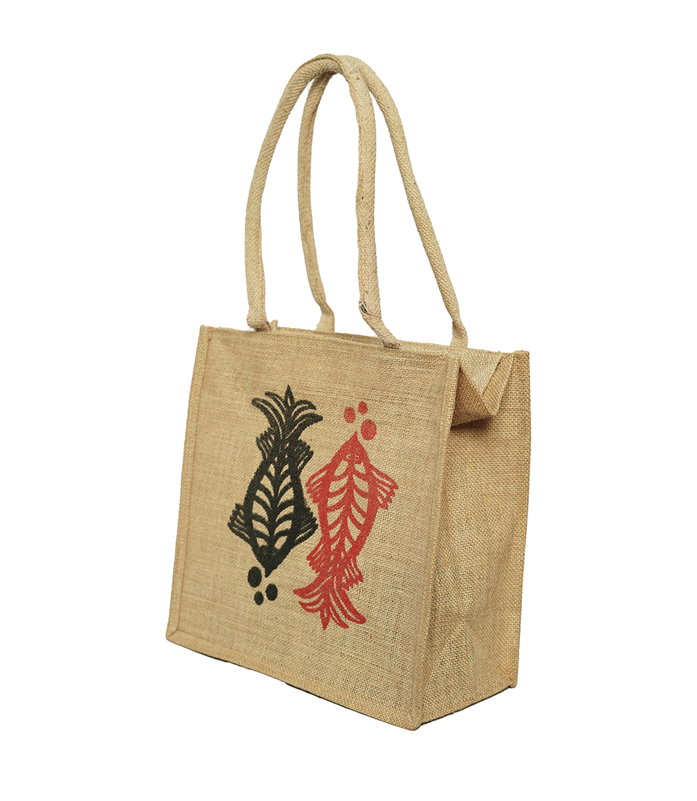 Jute tiffin bag