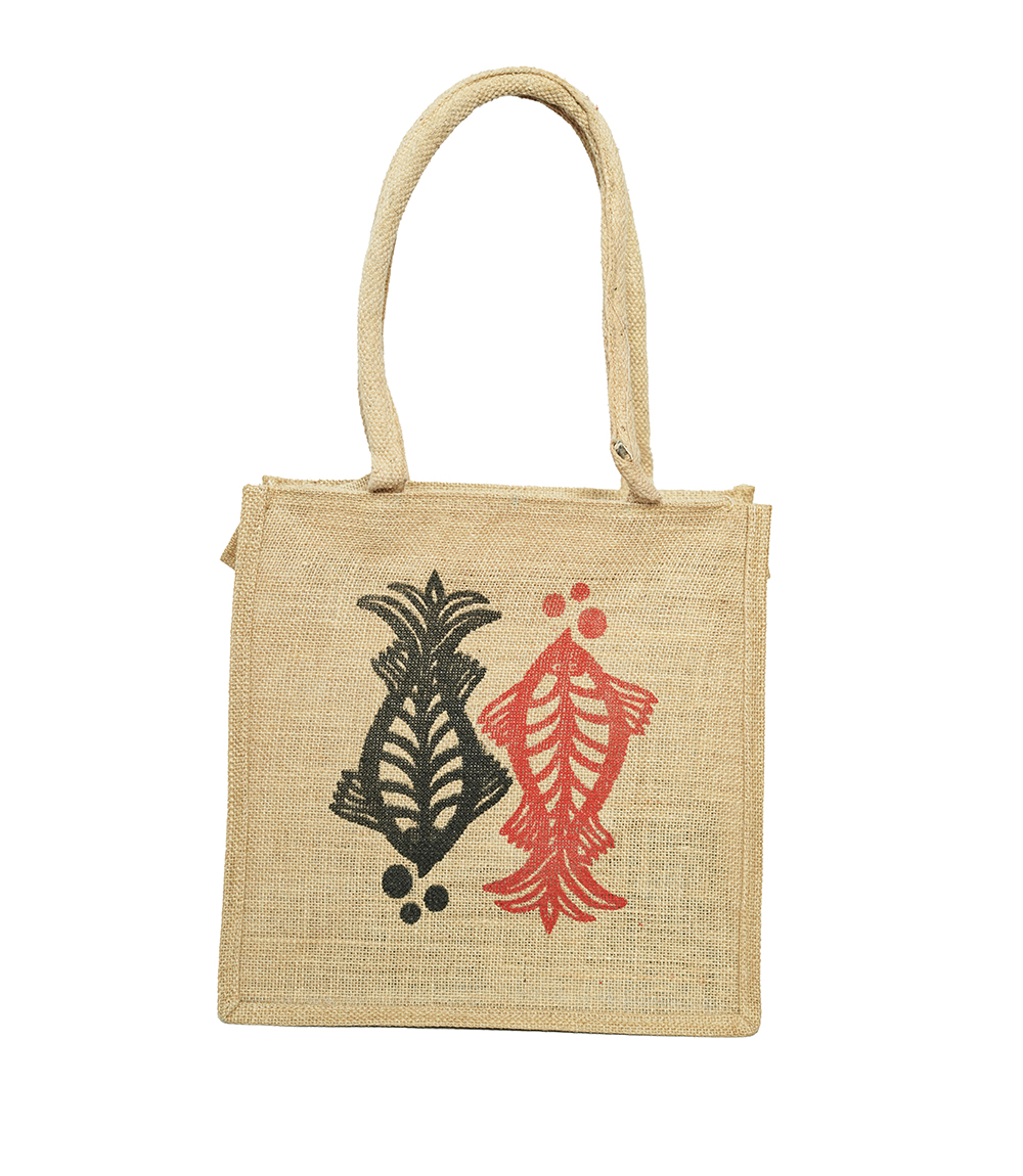 Jute tiffin bag