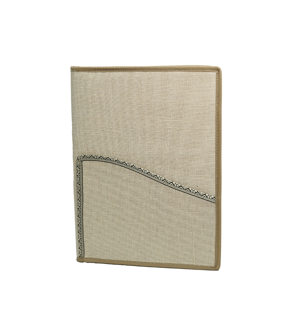 Natural Jute File Folder