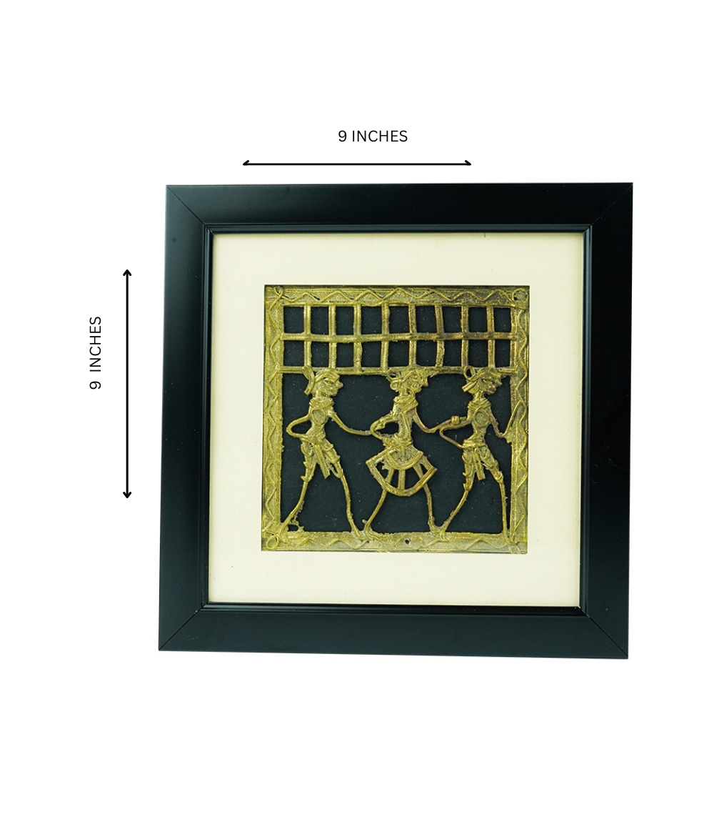 Dokra Art Frame Made By Tribes Of Chattisgarh