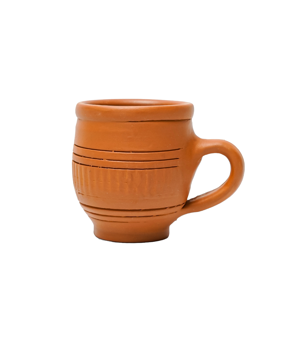 Terracotta Mug Set (6 pieces) Handmade by the Tribes of Jharkhand