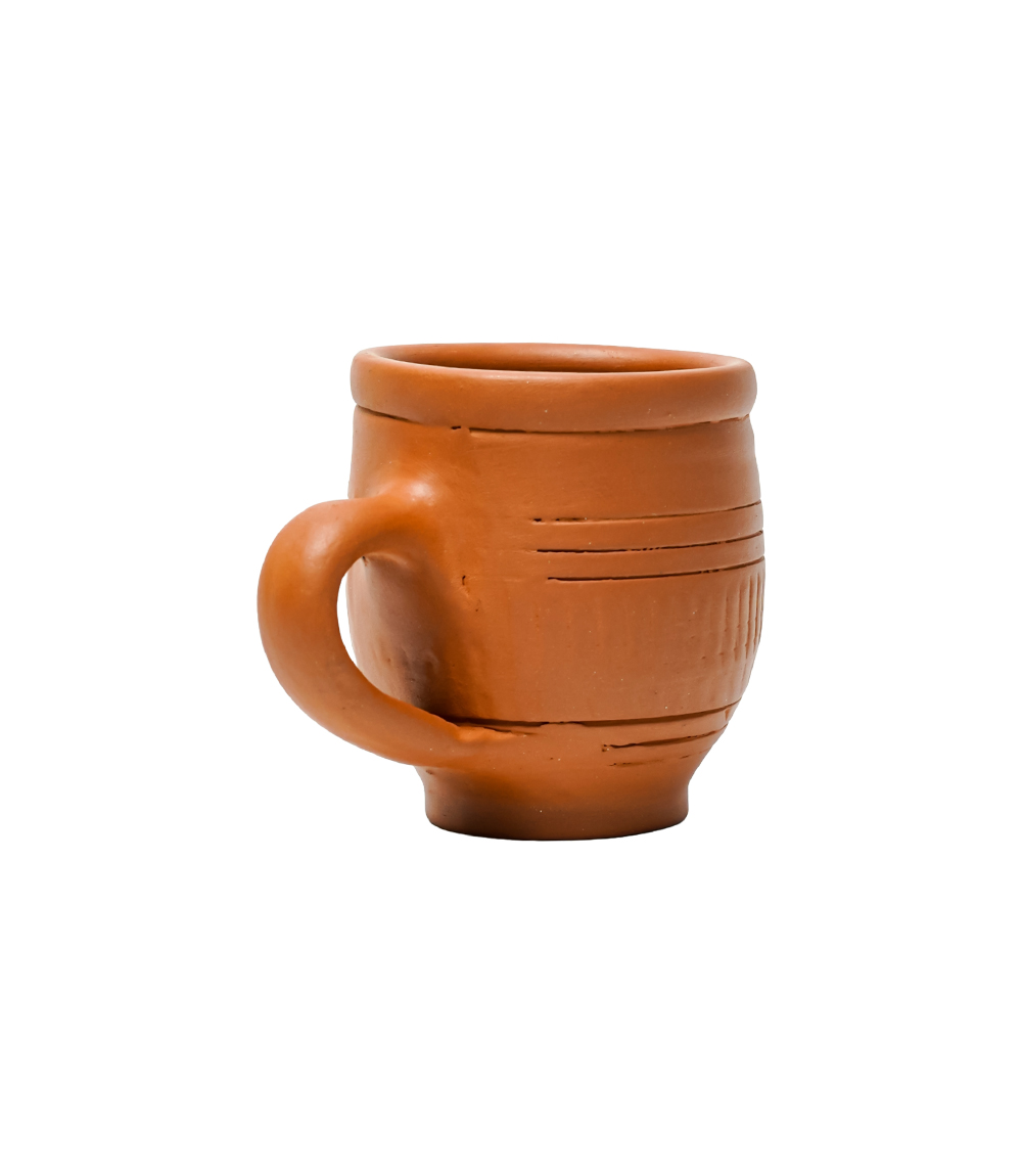 Terracotta Mug Set (6 pieces) Handmade by the Tribes of Jharkhand