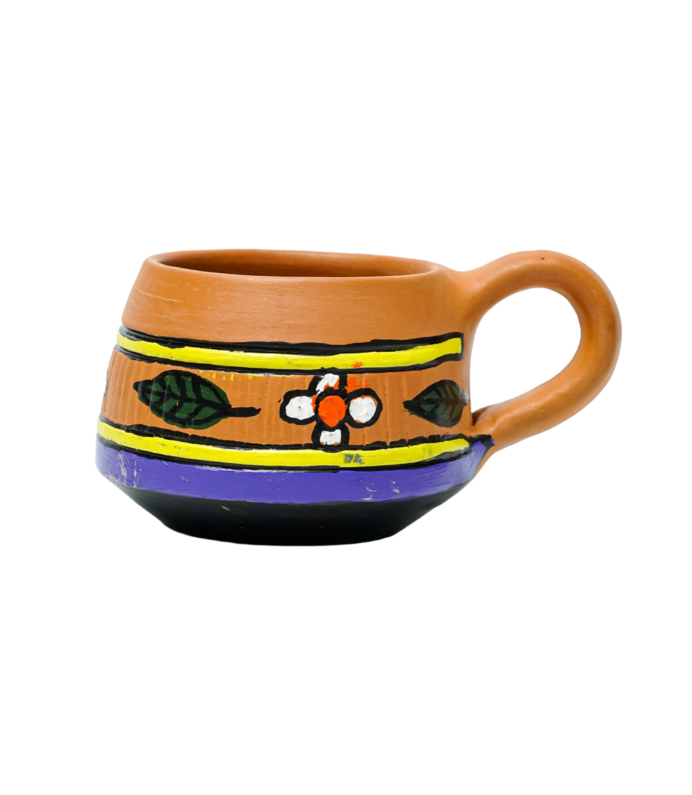 Terracotta Mug Set (6 pieces) Handmade by the Tribes of Jharkhand