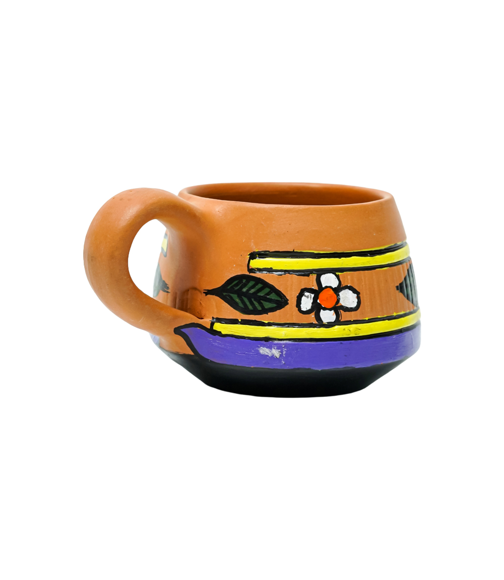 Terracotta Mug Set (6 pieces) Handmade by the Tribes of Jharkhand