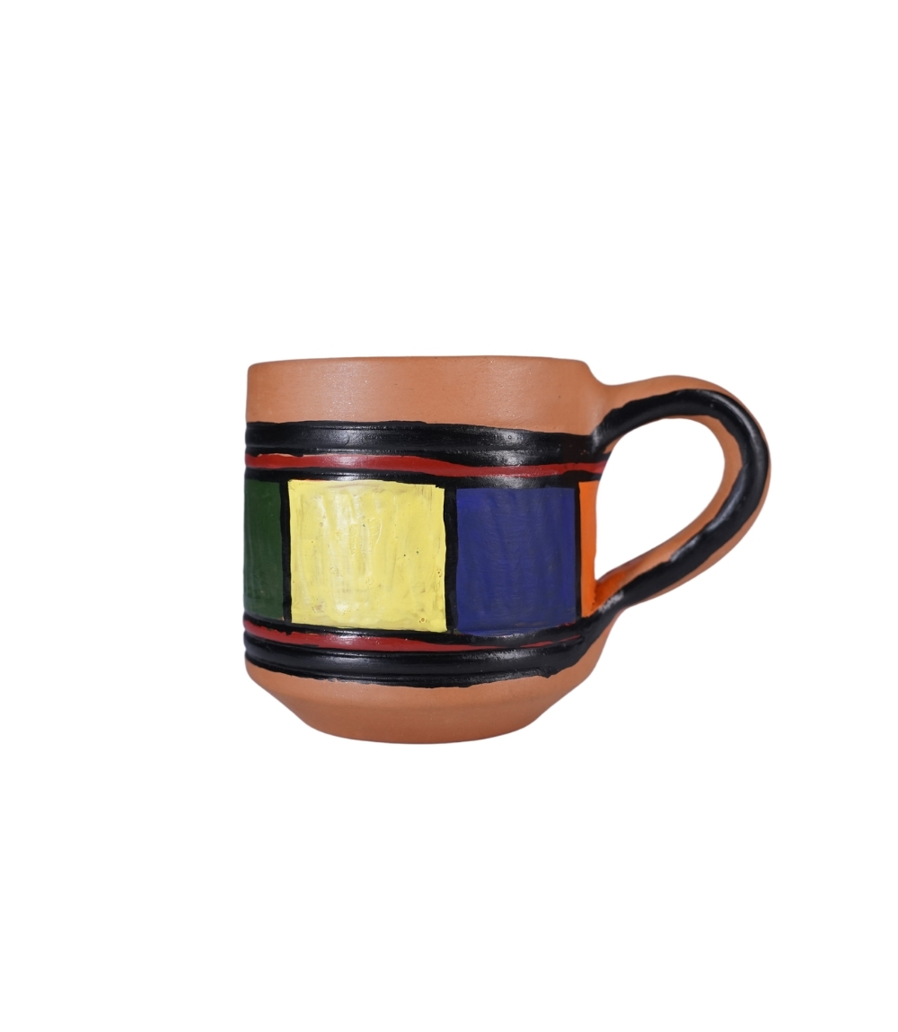 Terracotta Mug Set (6 pieces) Handmade by the Tribes of Jharkhand