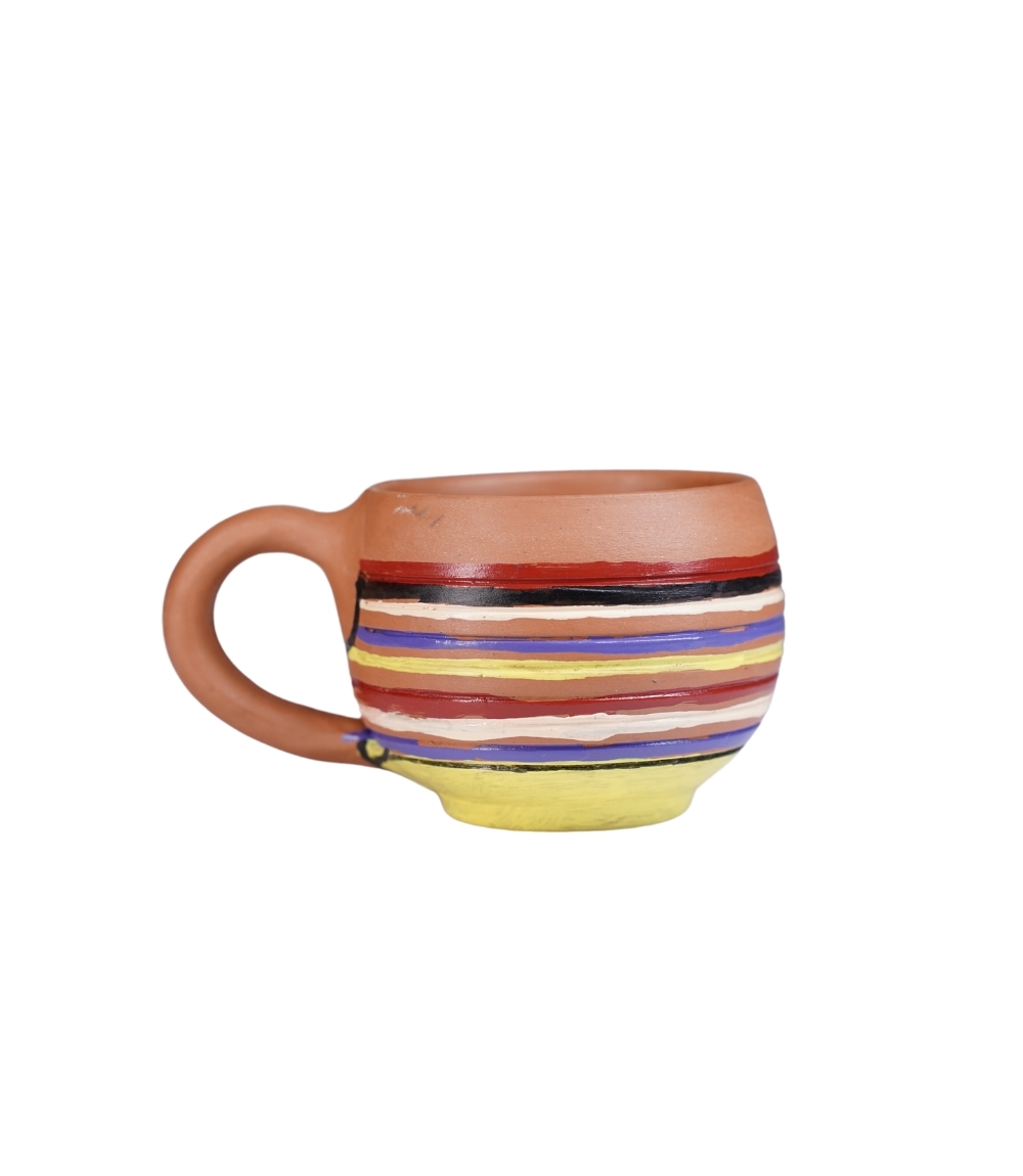 Terracotta Mug Set (6 pieces) Handmade by the Tribes of Jharkhand