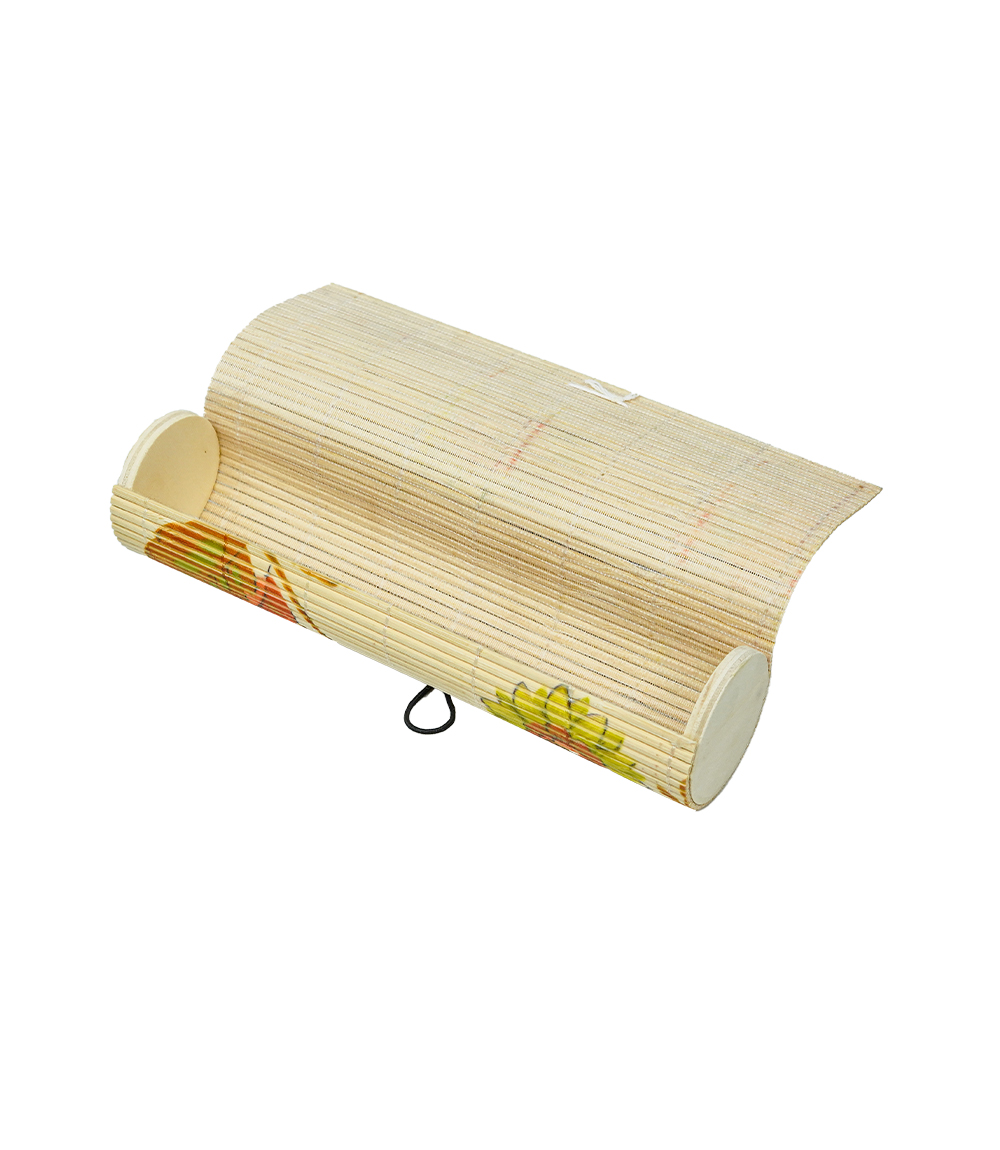 Bamboo round pencil box - By the Tribes of Jharkhand