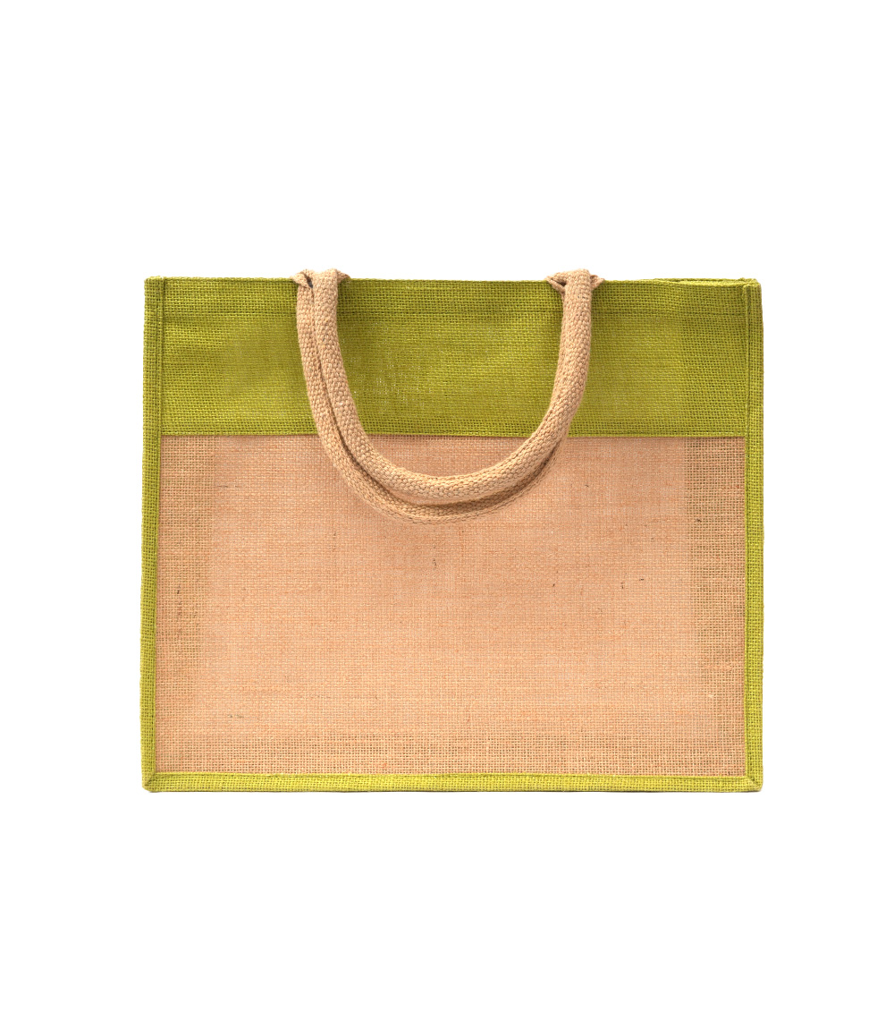 Jute Multipurpose Bag Made by Tribes of Jharkhand (Green Colour)