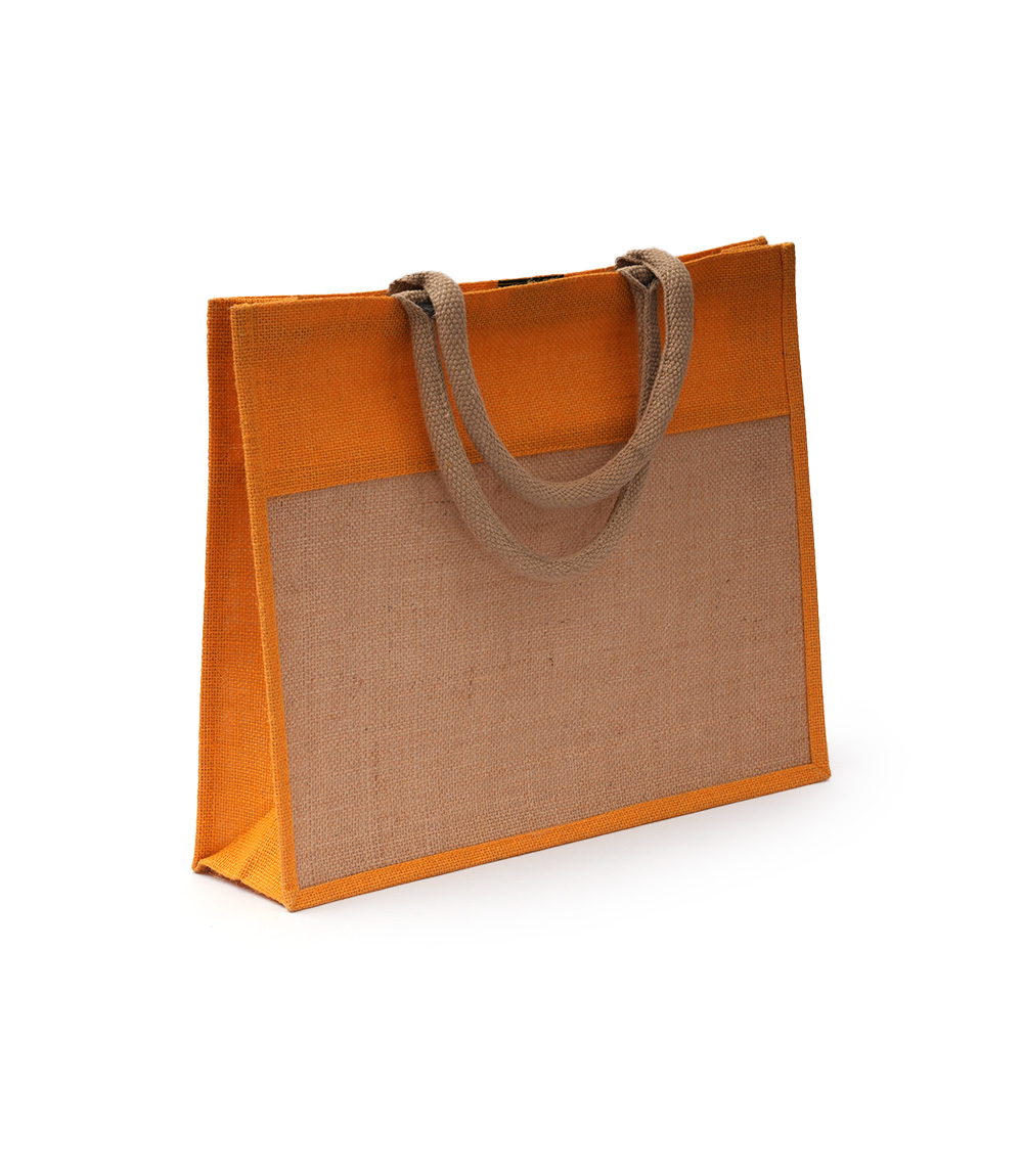 Jute Multipurpose Bag (Orange Colour)