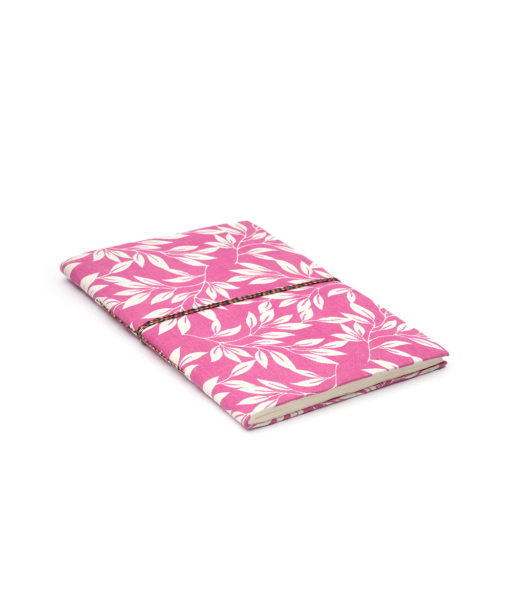 Recycled Handmade Diary (Pink white Cover)