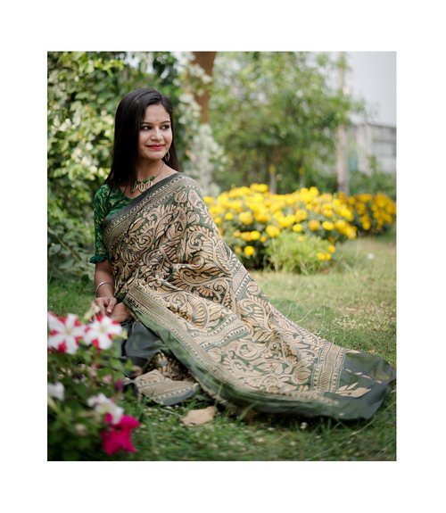 Kantha Stich Saree From Tribe Of West Bengal