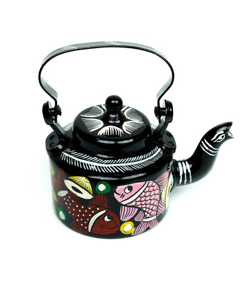 Hand Painted Kettle Crafted by Tribals of Odisha