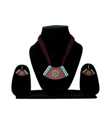 Terracotta Necklace Set Made by Tribes of Jharkhand