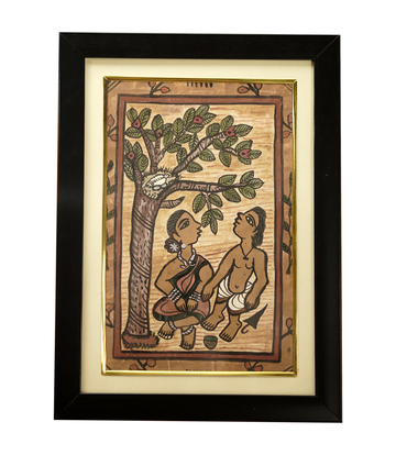 Handcrafted Paitkar Painting  Made by Tribe of Jharkhand 