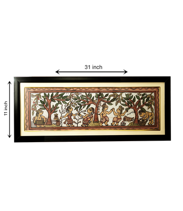 Handpainted Paitkar Art Made by Tribes of Jharkhand