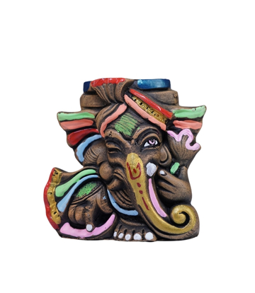 Terracotta Ganesh Pen Stand Made by Tribes of Jharkhand