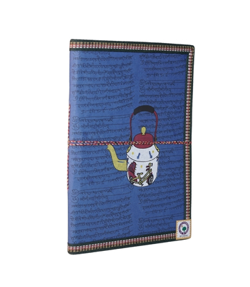 Recycled Handmade Diary Made by Tribes of Rajasthan (Blue Colour Cover)