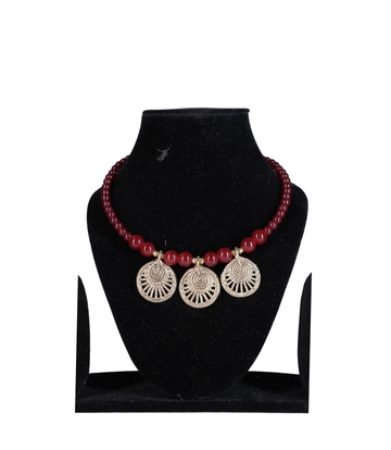 Dokra Necklace with Triangular Set Made by Tribes of Jharkhand