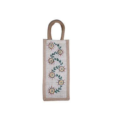 Jute Water Bottle Bag Made by Tribes of Jharkhand (One pc)