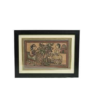 Handpainted Paitkar Painting - Made by tribes of Jharkhand