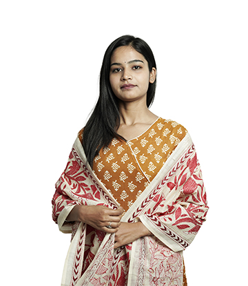 Handstitched Kantha Stole by Tribes of West-Bengal (Off white)