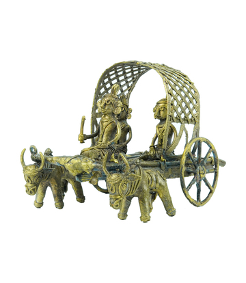 Dokra bullock cart statue tribes of Jharkhand