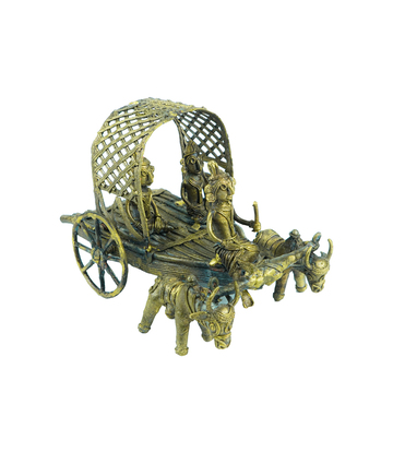 Dokra bullock cart statue tribes of Jharkhand