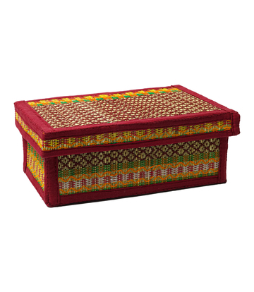 Handcrafted Woven Storage Box Made by the Tribes of Jharkhand