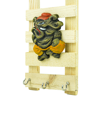 Ganesh Terracotta Keyring Hanger made by Tribes of Jharkhand