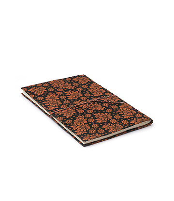 Recycled Handmade Diary of Rajasthan (Brown Black Printed Cover)