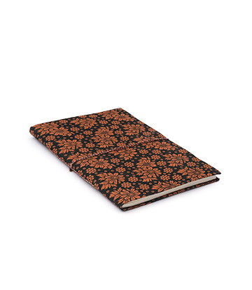 Recycled Handmade Diary (Brown Black Printed Cover)