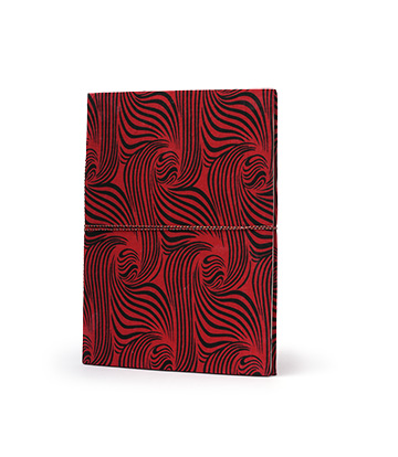 Recycled handmade Diaries Made by Tribes of Rajasthan (Red Zebra Print)